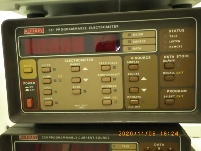ケースレイ Keithley 617 外観写真(1/2)