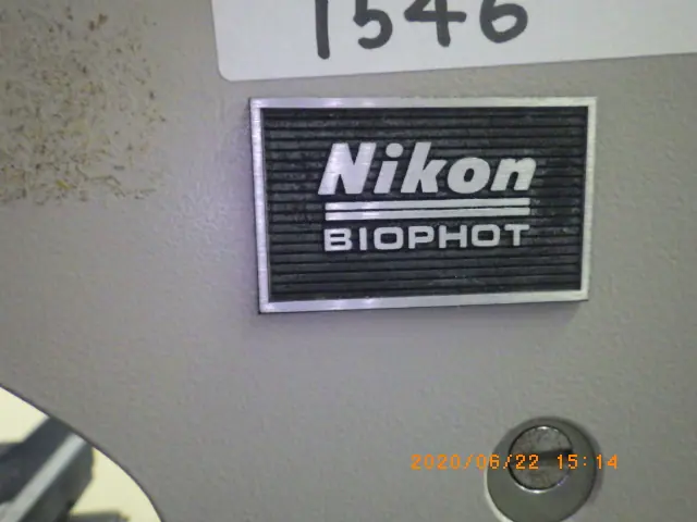 ニコン Nikon BIOPHOT 銘板写真(2/2)