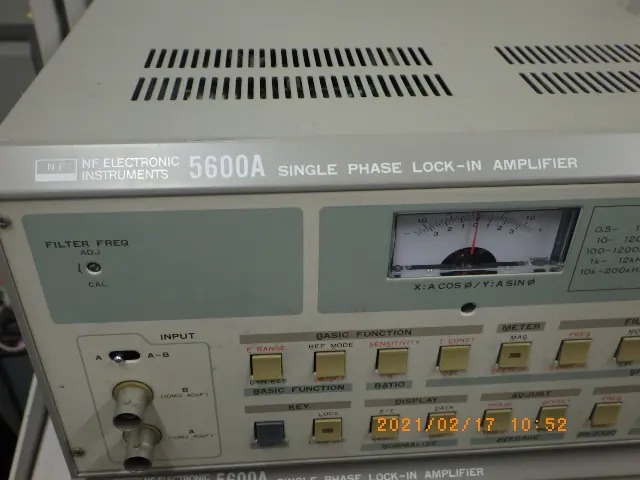 エヌエフ回路設計ブロック NF 5600A 銘板写真(2/2)