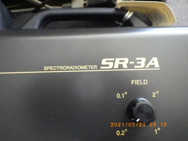トプコン Topcon SR-3A 銘板写真(2/2)