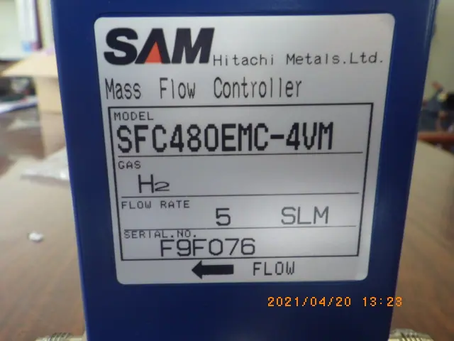 SAM SFC480EMC-4VM 銘板写真(2/2)
