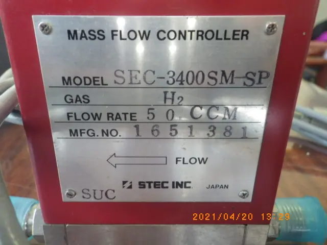 堀場エステック Stec SEC-3400SM-SP 銘板写真(4/7)