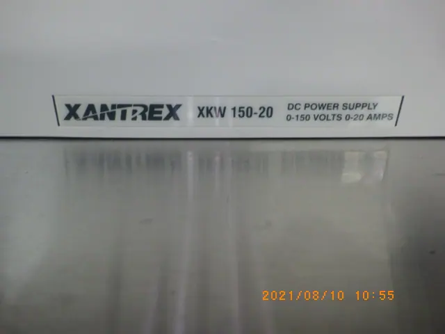 XANTREX XKW150-20 銘板写真(2/2)