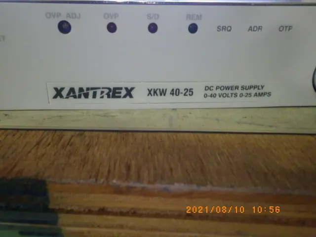 XANTREX XKW40-25 銘板写真(2/2)