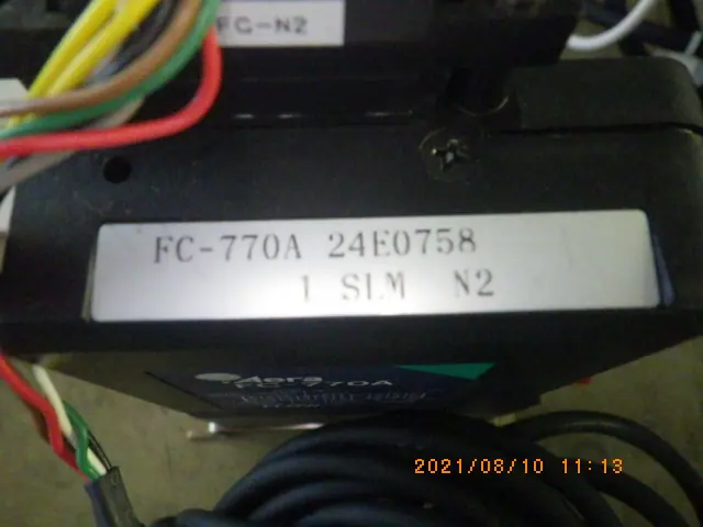 Aera FC-770A 銘板写真(2/2)
