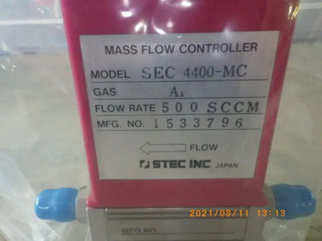 堀場エステック Stec SEC-4400-MC 銘板写真(2/2)