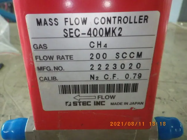 堀場エステック Stec SEC-400MK2 銘板写真(2/2)
