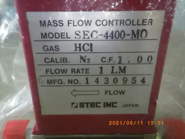 堀場エステック Stec SEC-E4400-MO 銘板写真(2/2)