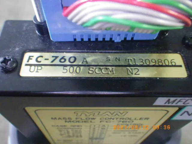 Tylan FC-760 銘板写真(2/2)