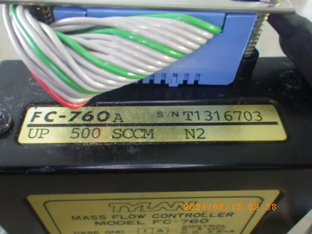 Tylan FC-760 銘板写真(2/2)