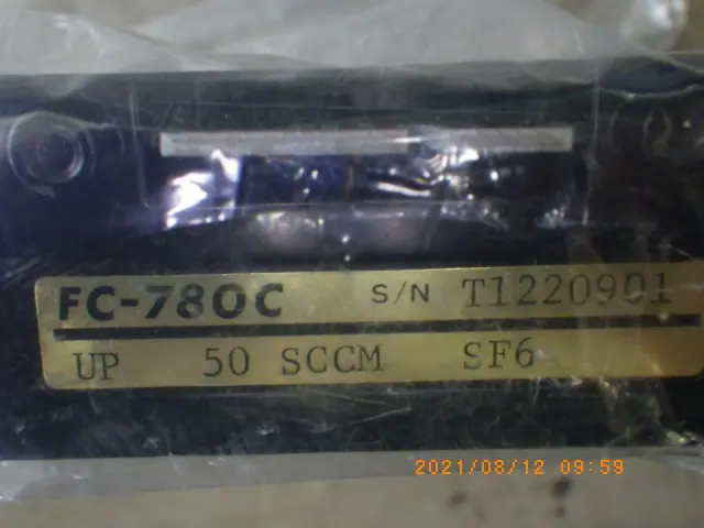 Tylan FC-780C 銘板写真(2/2)