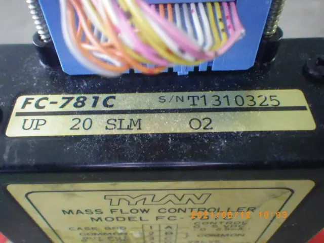 Tylan FC-781C 銘板写真(2/2)