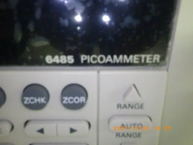 ケースレイ Keithley 6485 銘板写真(2/2)