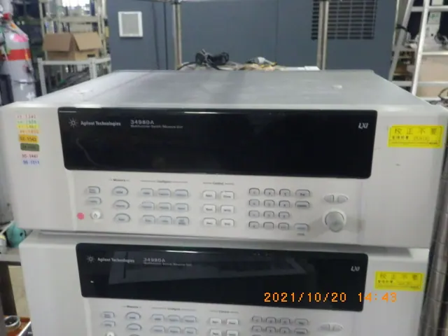 キーサイト(HP/アジレント) Keysight 34980A 外観写真(1/2)