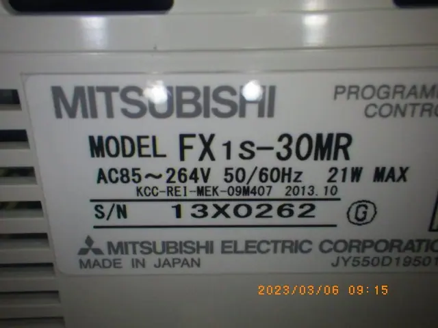三菱電機 Mitsubishi FX1S-30MR 写真(6/7)