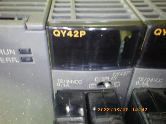 三菱電機 Mitsubishi QY42P 銘板写真(2/2)