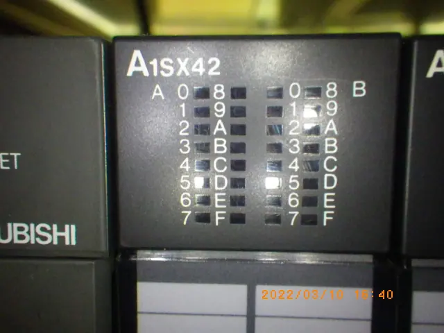 三菱電機 Mitsubishi A1SX42 銘板写真(2/2)