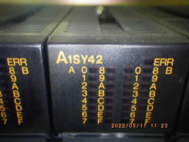 三菱電機 Mitsubishi A1SY42 銘板写真(2/2)