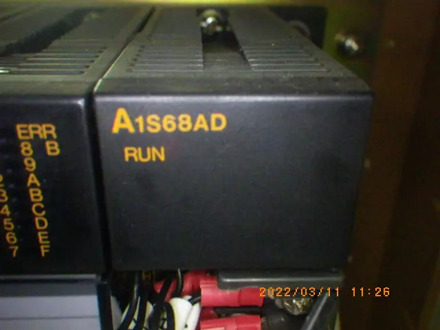 三菱電機 Mitsubishi A1S68AD 銘板写真(2/2)