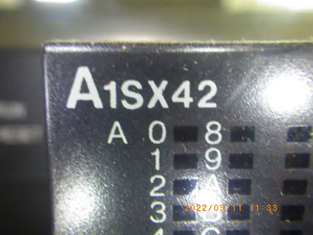 三菱電機 Mitsubishi A1SX42 銘板写真(2/2)