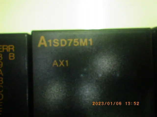 三菱電機 Mitsubishi A1SD75M1 銘板写真(2/2)