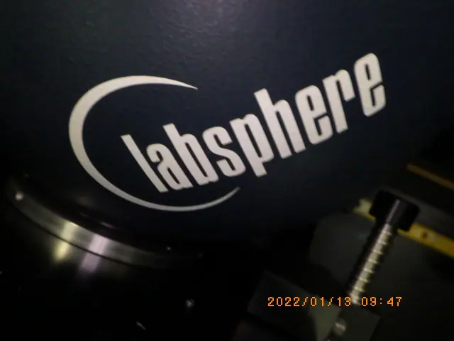 Labsphere 積分球 銘板写真(2/2)