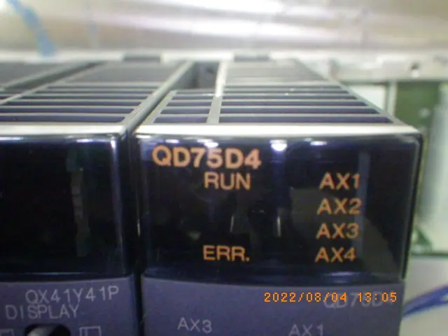 三菱電機 Mitsubishi QD75D4 銘板写真(2/2)