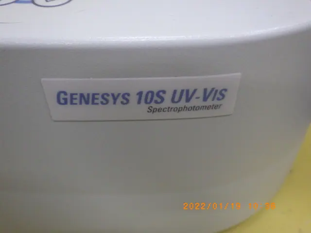 サーモフィッシャーサイエンティフィックThermo Fisher GENESYS 10S 銘板写真(2/2)