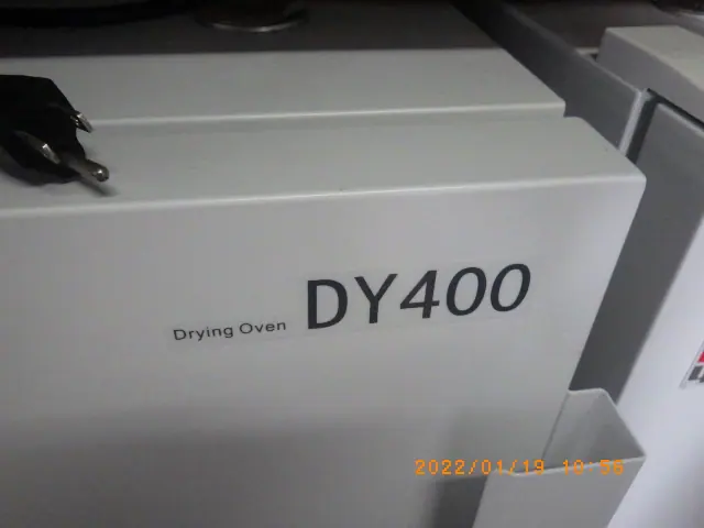 ヤマト科学 Yamato DY400 銘板写真(2/2)