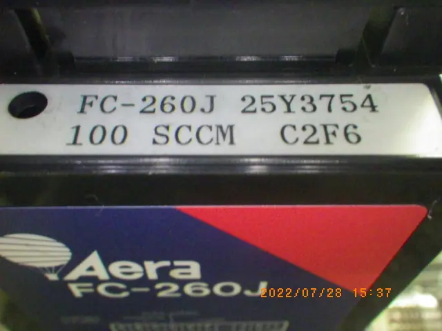 Aera FC-260J 銘板写真(2/2)
