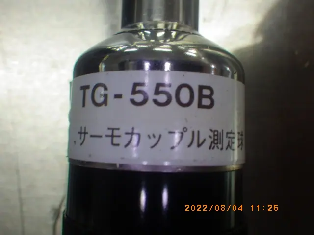 アネルバ ANELVA TG-550B 銘板写真(2/2)