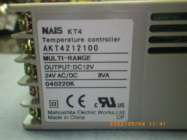 松下電工 AKT4212100 銘板写真(2/2)