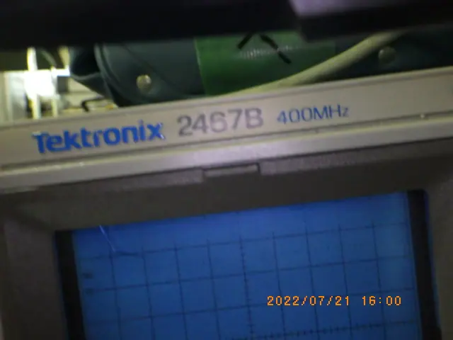 テクトロニクス Tektronix 2467B 銘板写真(2/2)