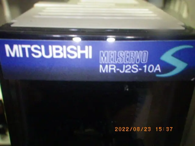 三菱電機 Mitsubishi MR-J2S-10A 銘板写真(2/2)
