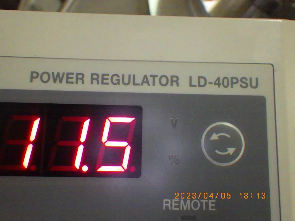 三菱電機 Mitsubishi LD-40PSU 動作確認の写真(4/5)