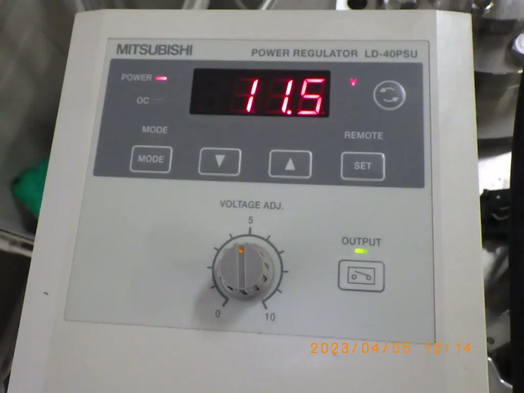 三菱電機 Mitsubishi LD-40PSU 動作確認の写真(5/5)