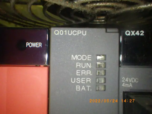三菱電機 Mitsubishi Q01UCPU 銘板写真(2/2)