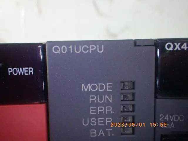 三菱電機 Mitsubishi Q01UCPU 銘板写真(2/2)