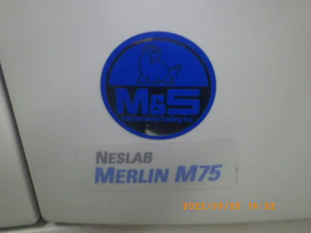 エムエス機器 MERLIN M75 銘板写真(2/2)