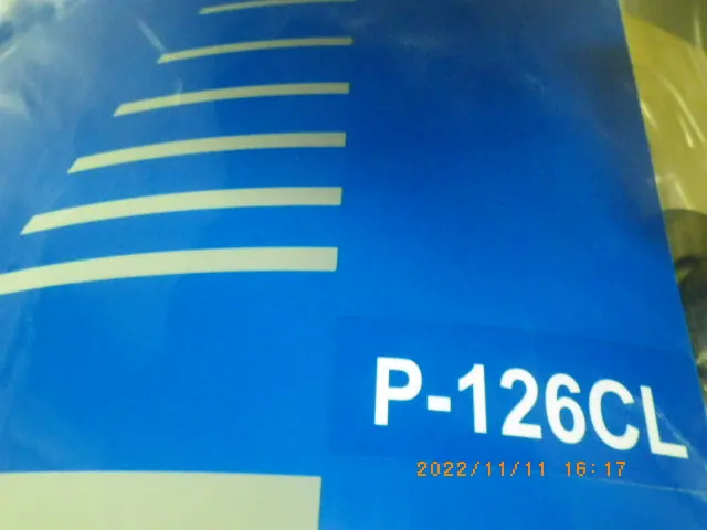 アネルバ ANELVA P-126CL 銘板写真(2/2)
