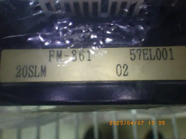 Tylan FM-861 銘板写真(2/2)