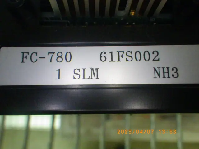 Tylan FC-780 銘板写真(2/2)