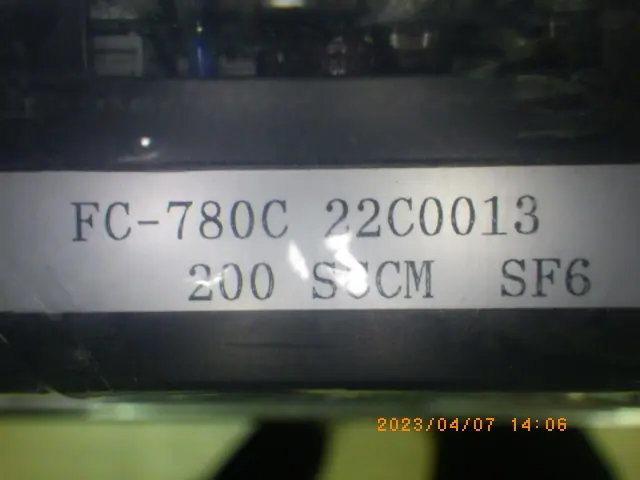 Aera FC-780C 銘板写真(2/2)
