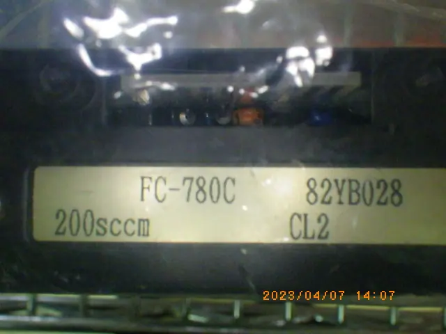 Aera FC-780C 銘板写真(2/2)