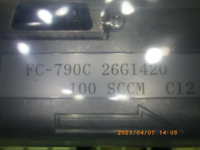 Aera FC-790C 銘板写真(2/2)