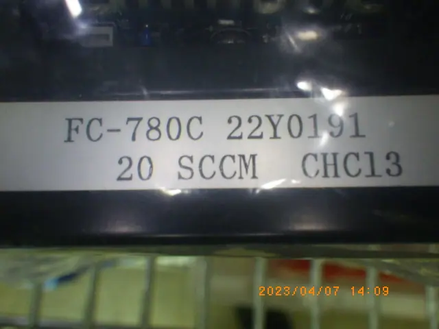 Aera FC-780C 銘板写真(2/2)