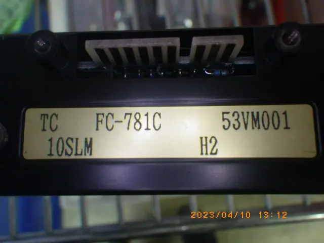Tylan FC-781C 銘板写真(2/2)