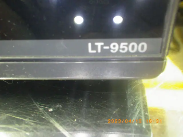 キーエンス Keyence LT-9500 銘板写真(2/2)