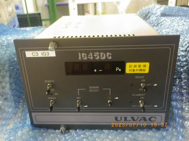 アルバック Ulvac IG45DC 外観写真(1/2)