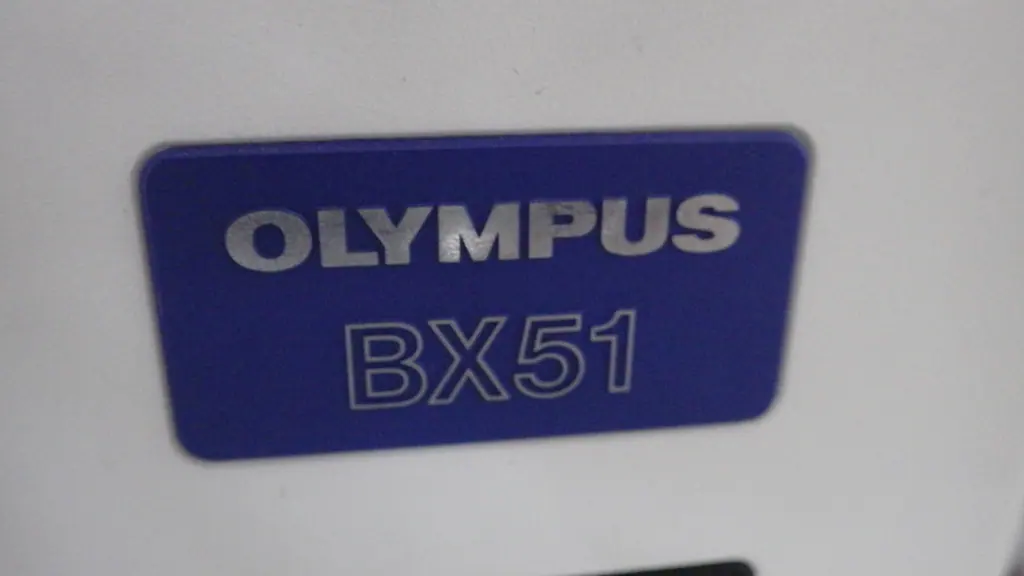 オリンパス Olympus BX51 銘板写真(2/2)